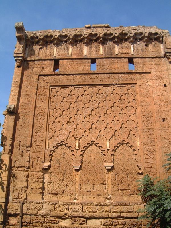 Decorated Wall, Chellah Necropolis, Rabat